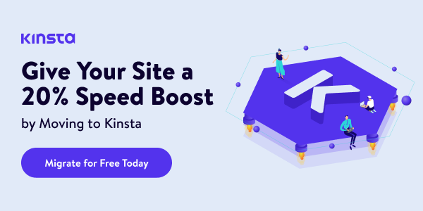 Kinsta banner